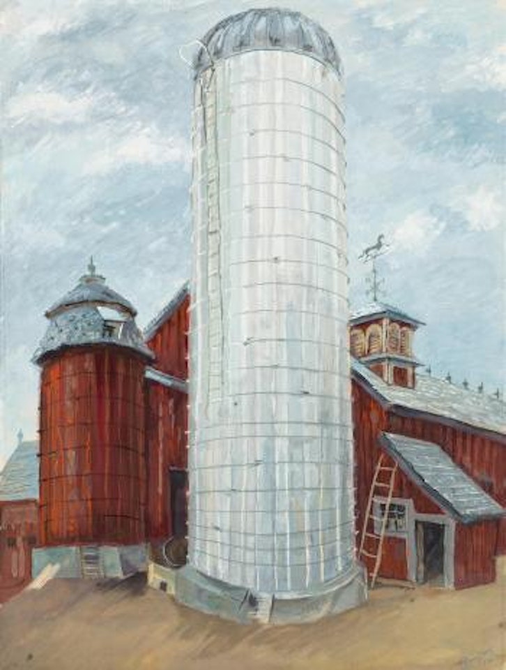 Farm in New England by Mstislav Valerianovich Dobuzhinsky