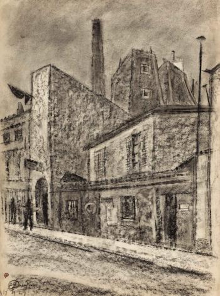 Rue de la Tombe-Issoire, Paris by Mstislav Valerianovich Dobuzhinsky