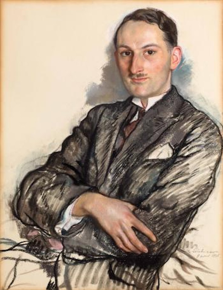 Portrait of Félicien Cacan by Zinaida Serebriakova