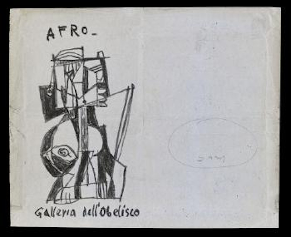Composizione Afro - Galleria dell'Obelisco by Afro