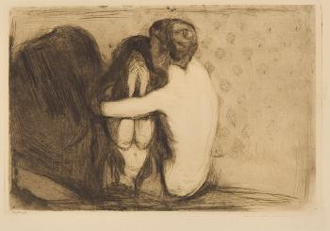 Consolation by Edvard Munch