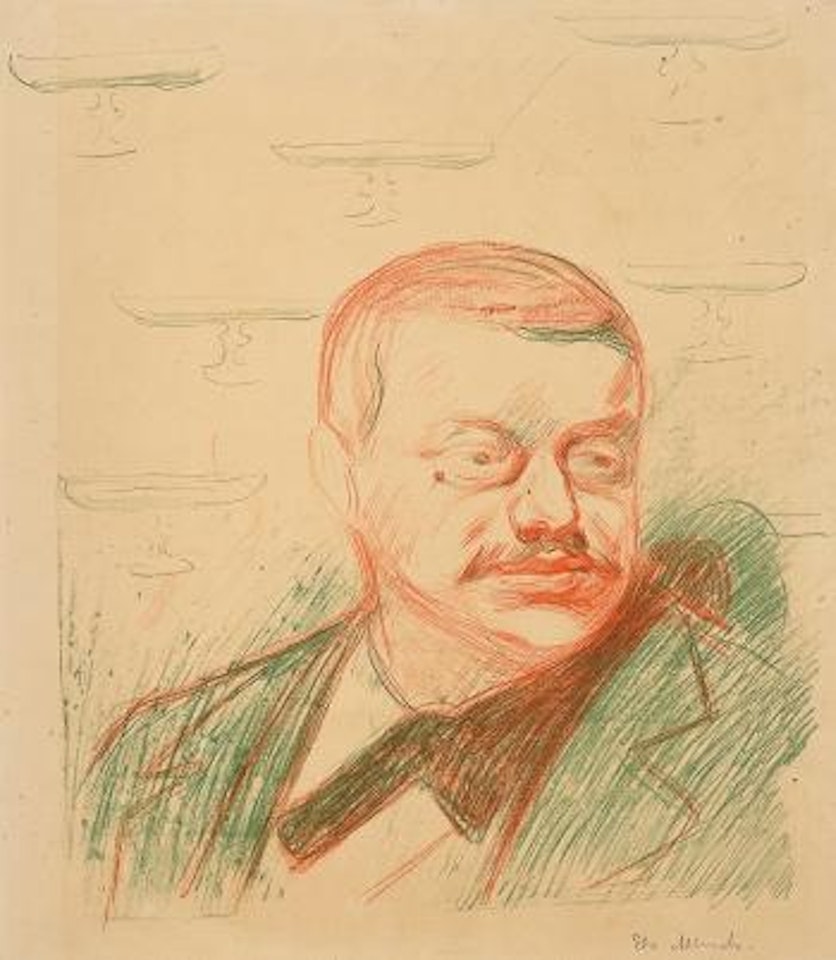Gunnar Heiberg by Edvard Munch