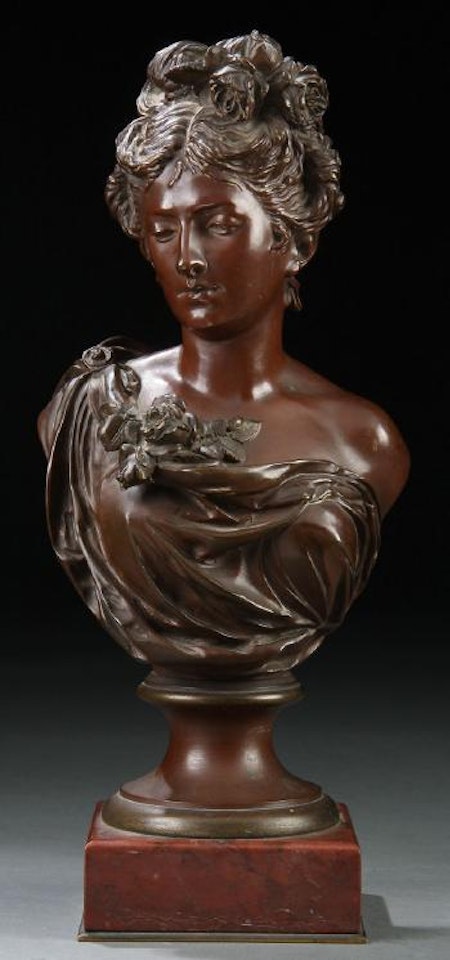 Bust of flora by Albert-Ernest Carrier-Belleuse