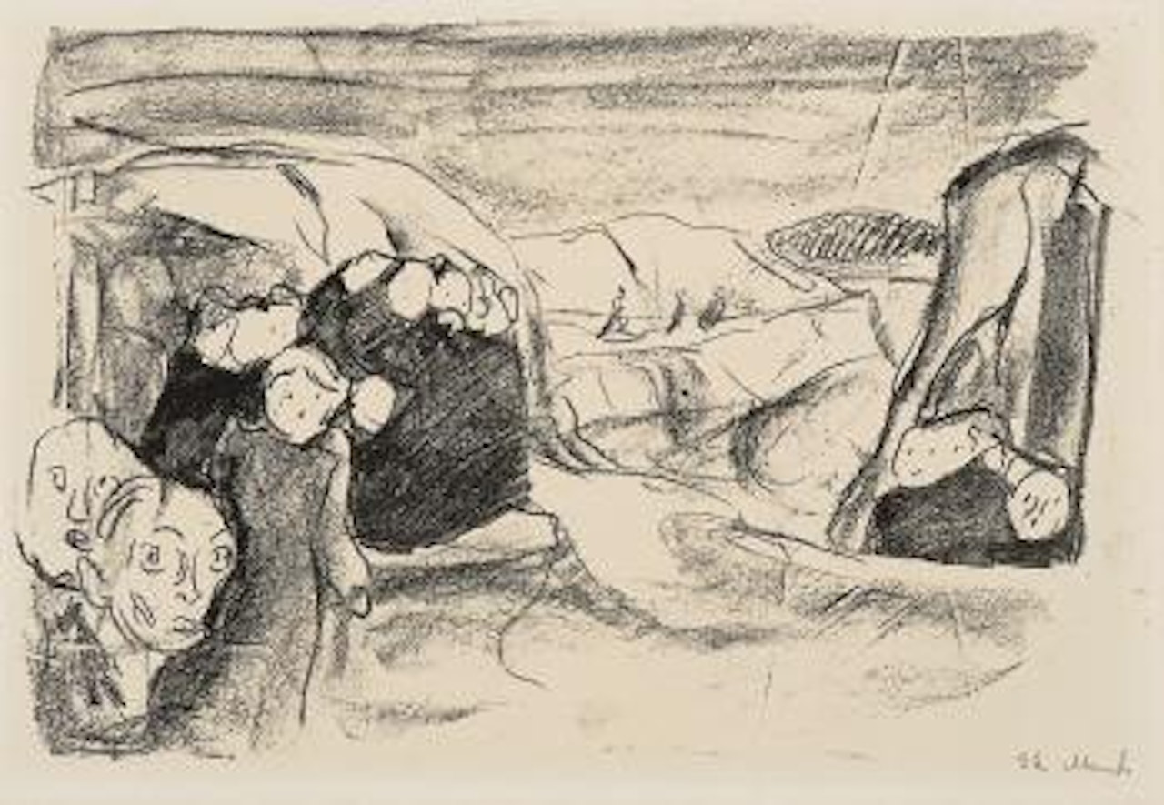 Angst by Edvard Munch