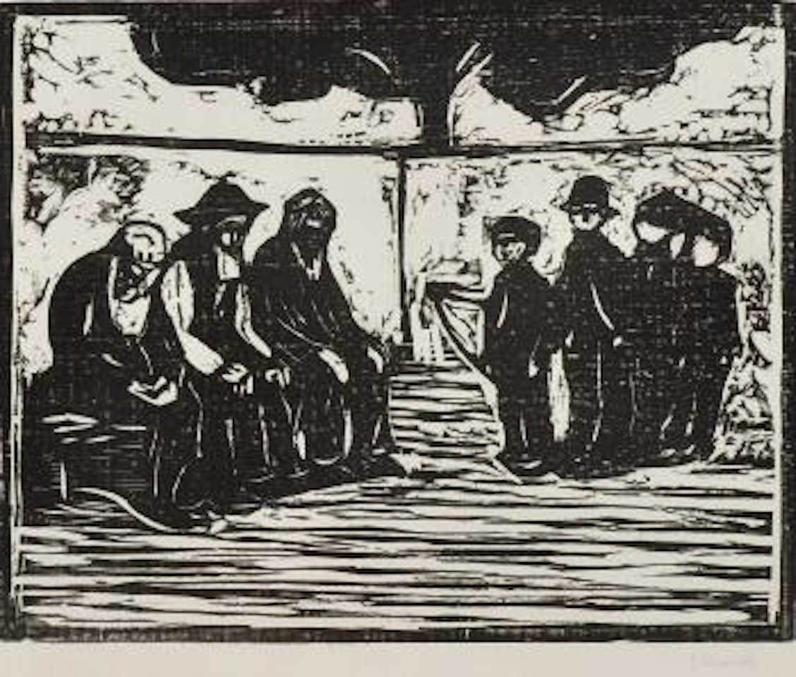 Old men and boys by Edvard Munch