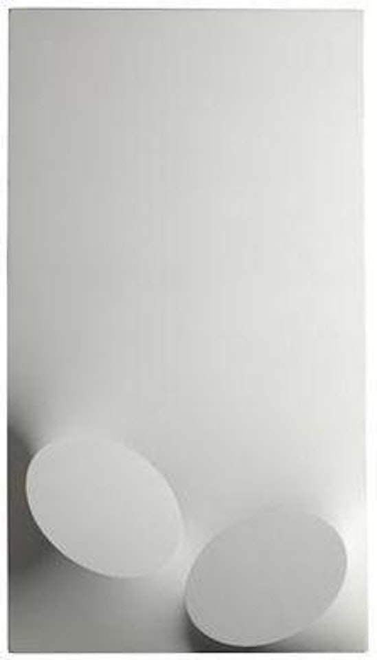 Due ovali bianchi by Turi Simeti