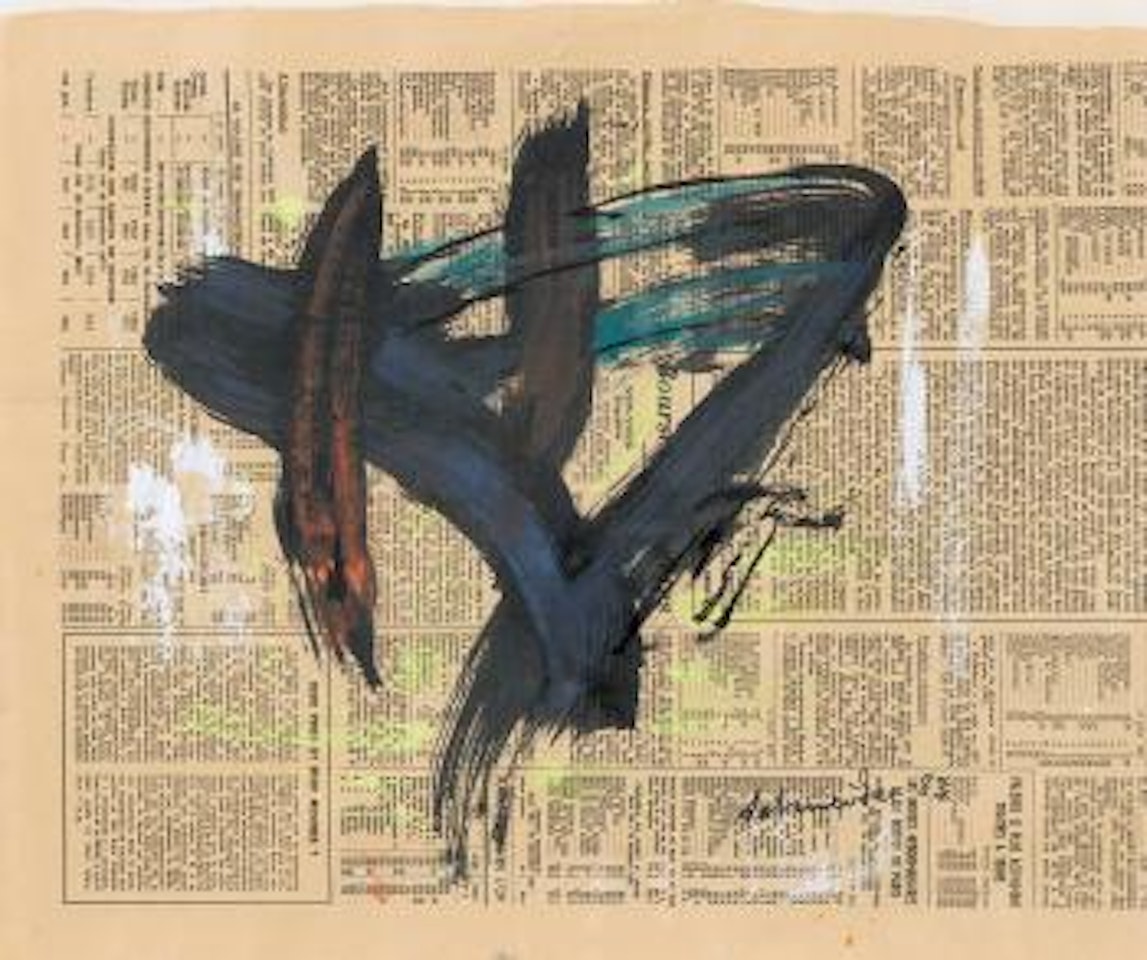 Abstrakte-expressionistische Kompostion by Gerard Schneider