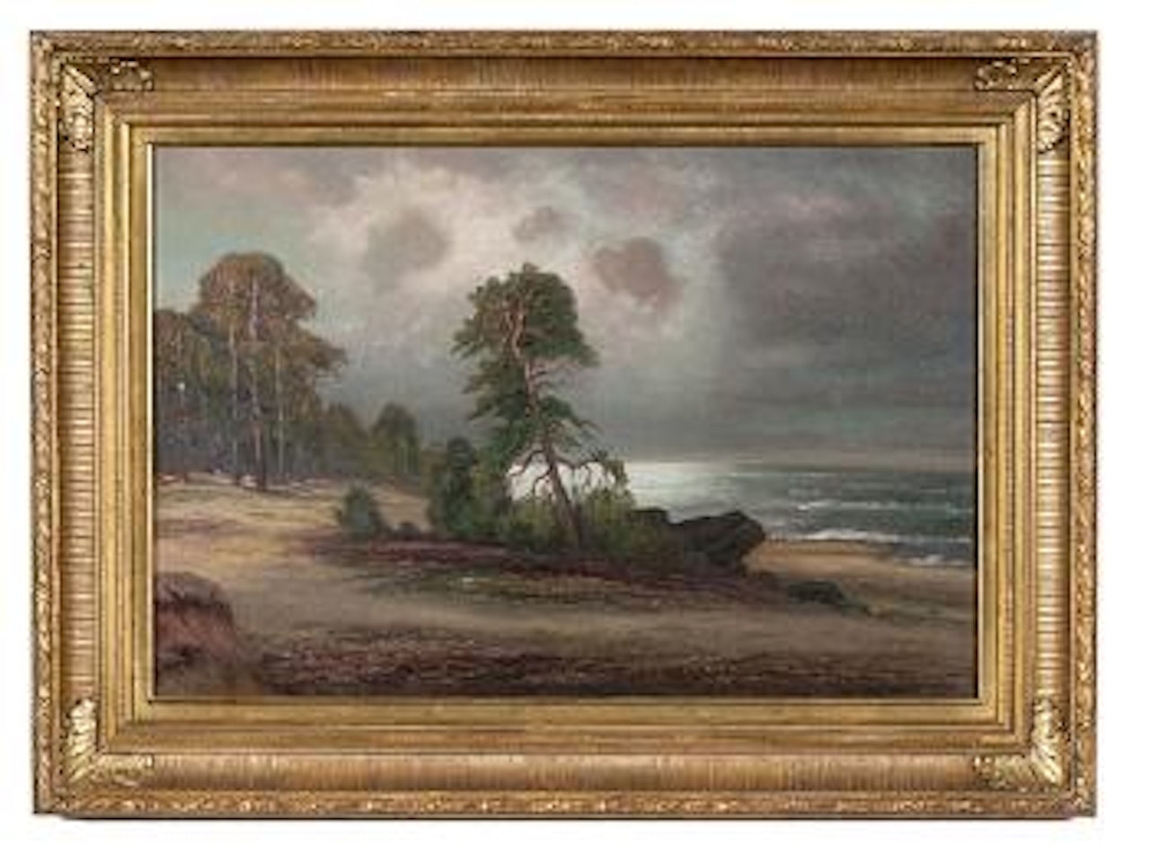 Stormy landscape by Ivan Fedorovich Choultse
