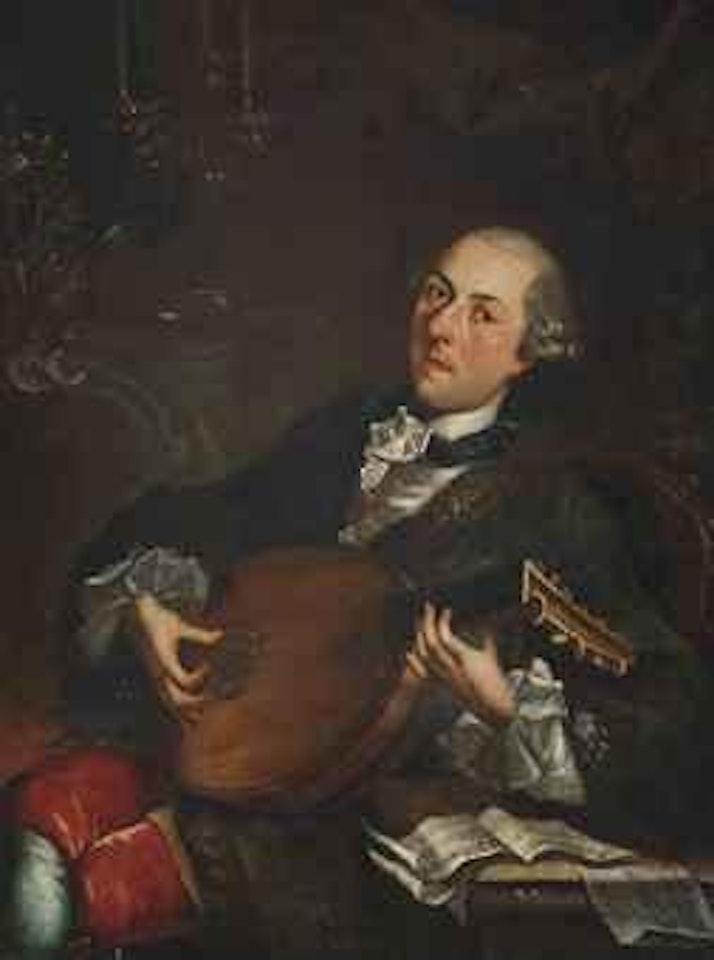 A lute player by BOLOGNESE SCHOOL