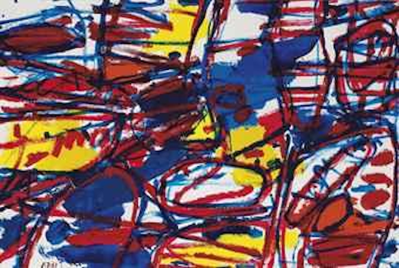 MIRE G 140 (Boléro) by Jean Dubuffet