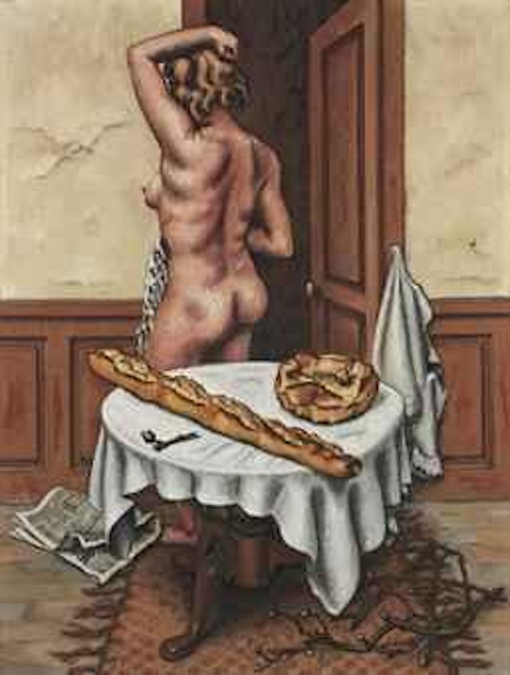 Le dos aux pains by Jean Hélion