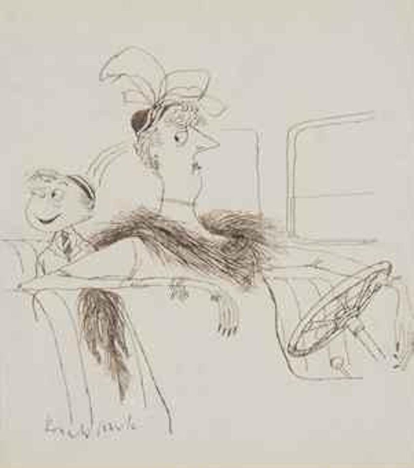 Are we in a jam Auntie? by Ronald Searle