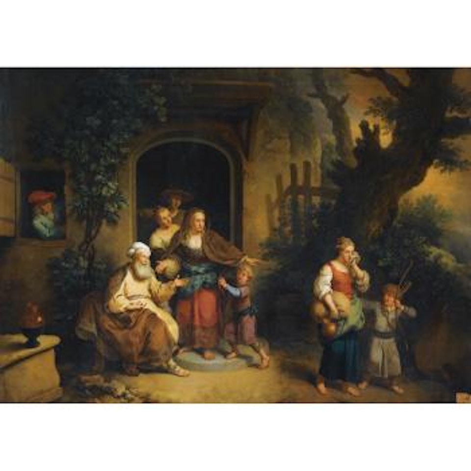 Abraham Expelling Hagar by Christian Wilhelm Ernst Dietrich