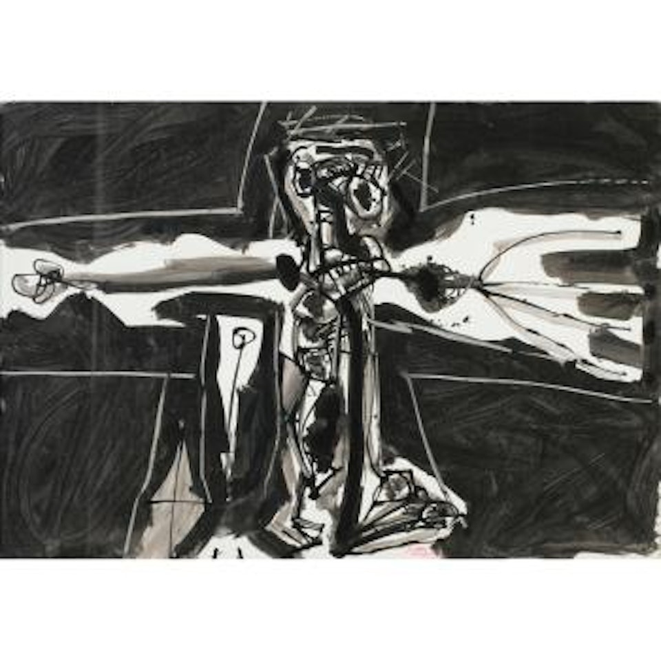 Crucifixion by Antonio Saura