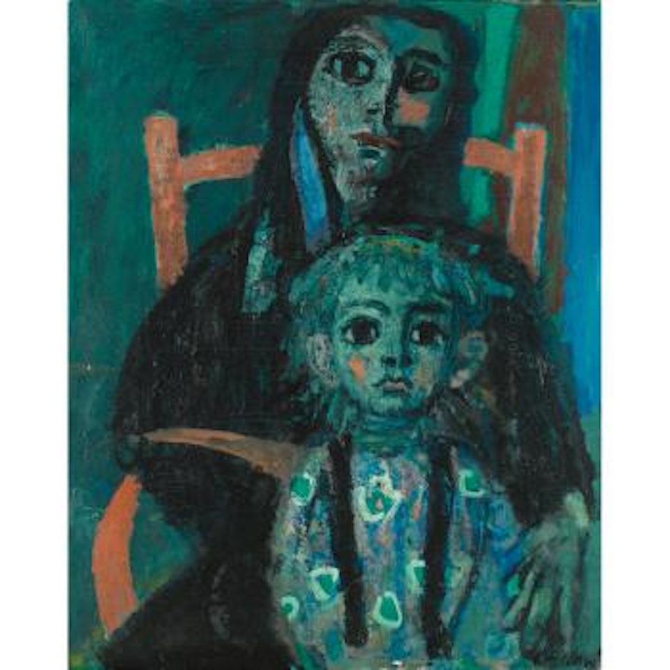 Femme Et Enfant by Antoni Clavé