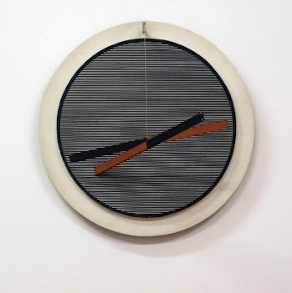 Vibration Noire, Blanche Et Marron by Jesus Rafael Soto