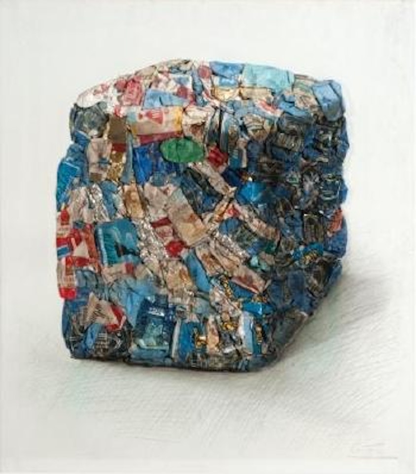 Portrait De Compression (Paquets De Cigarettes Mélangés) by César
