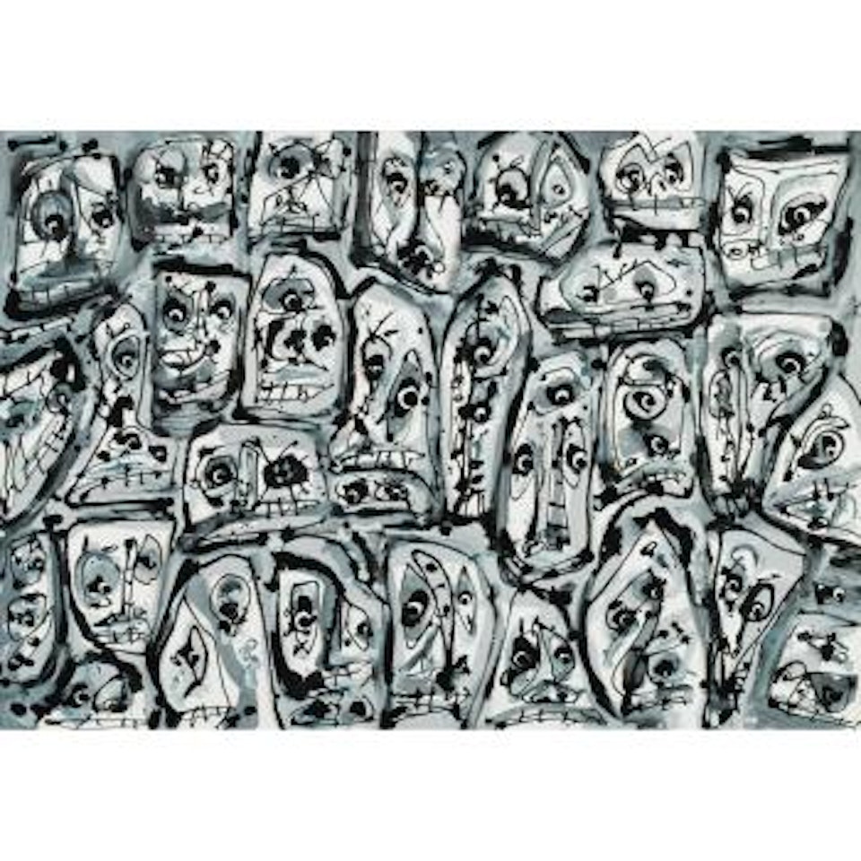 Foule by Antonio Saura