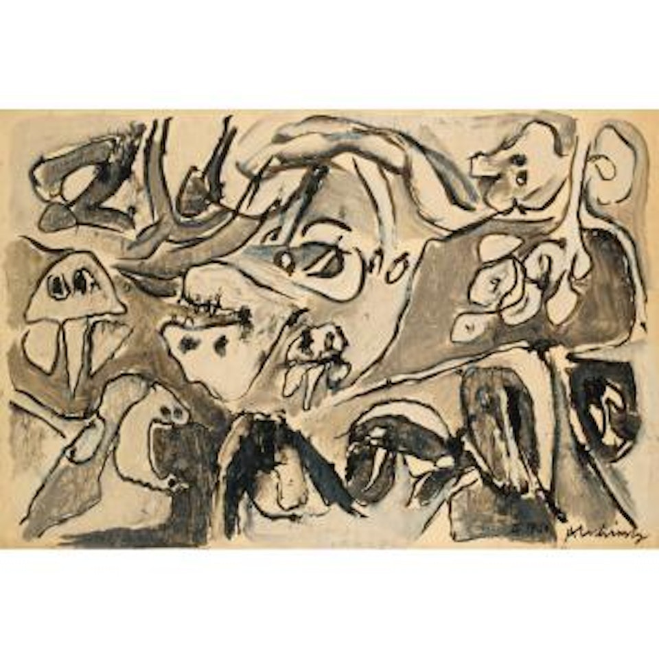 Les Polyglottes by Pierre Alechinsky