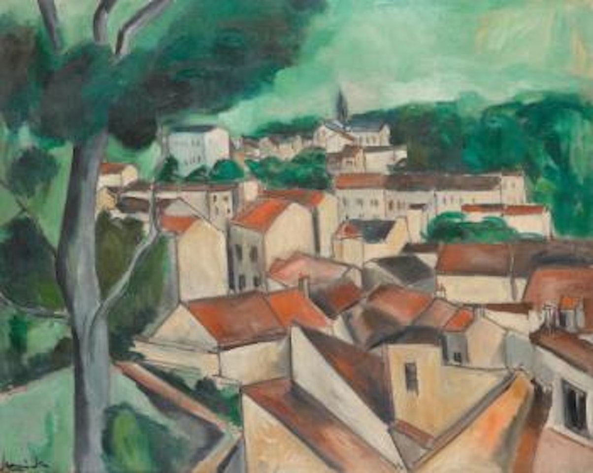Vue De Village by Maurice de Vlaminck