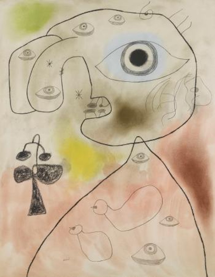 Femme, Oiseau, Étoiles by Joan Miró