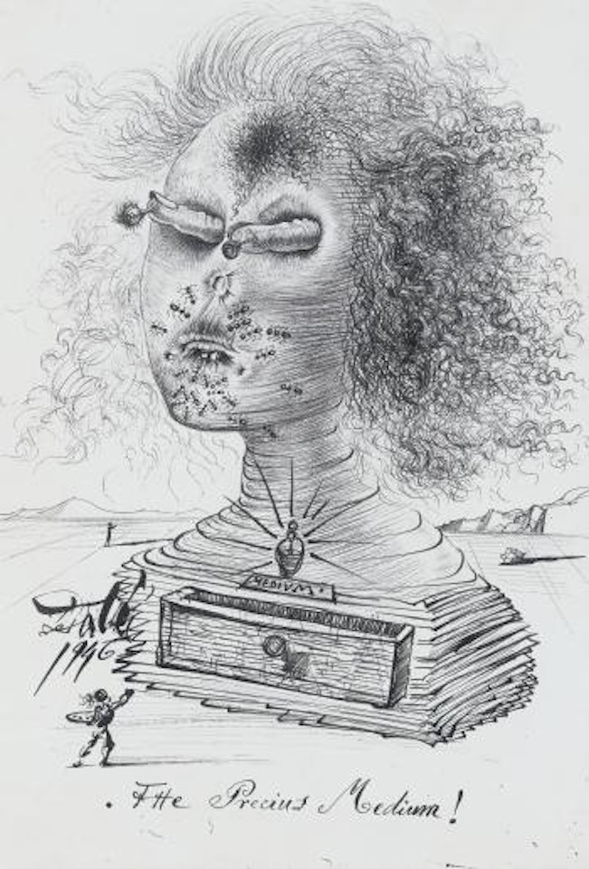 The Precius Medium ! by Salvador Dali