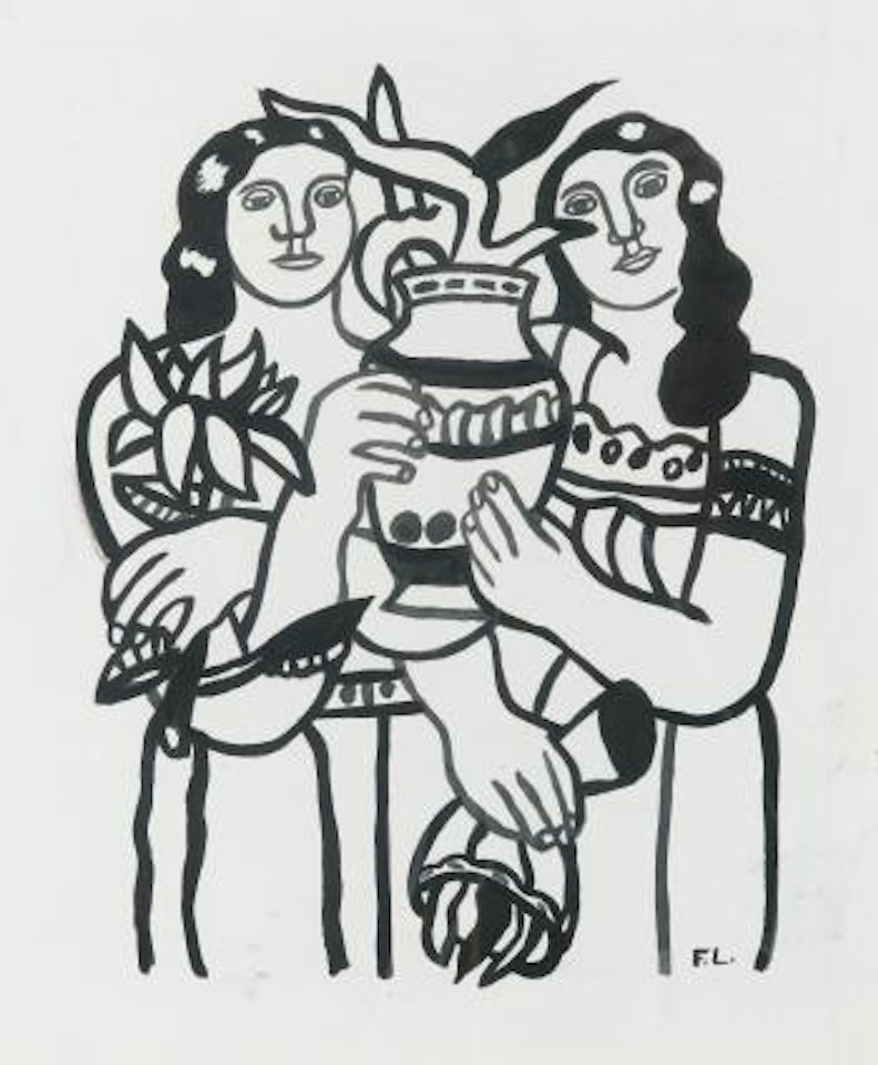 Étude Pour L'anniversaire by Fernand Leger