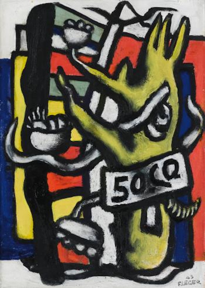 Esquisse Pour 503 by Fernand Leger