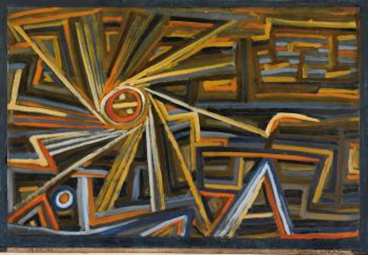 Strahlung Und Rotation (Rayonnement Et Rotation) by Paul Klee