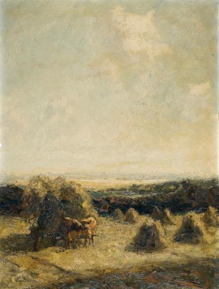 Heuernte am Chiemsee by Otto Pippel
