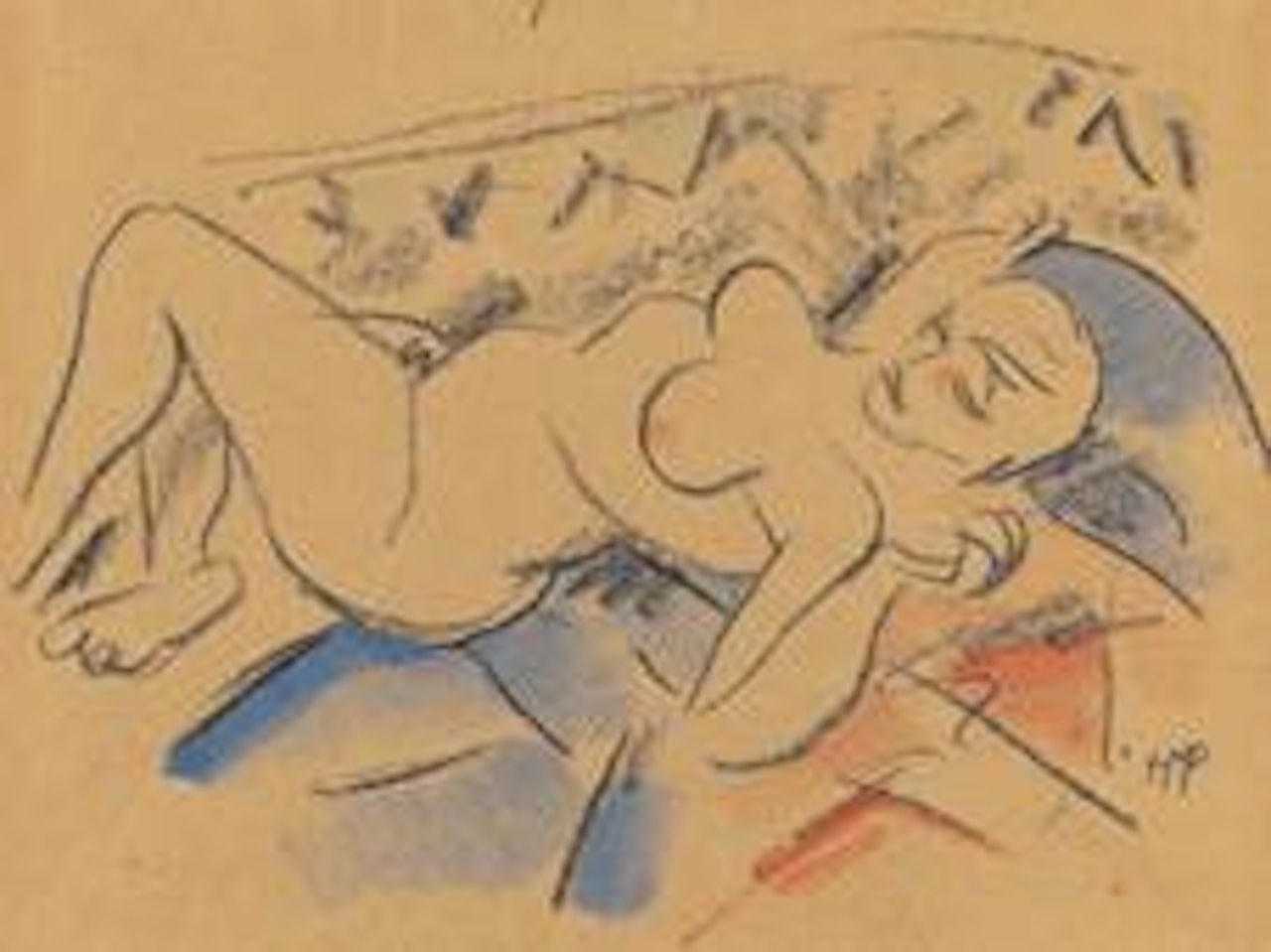 Akt by Max Pechstein