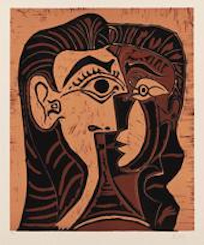 Tête de femme (Portrait de Jacqueline de face I) by Pablo Picasso