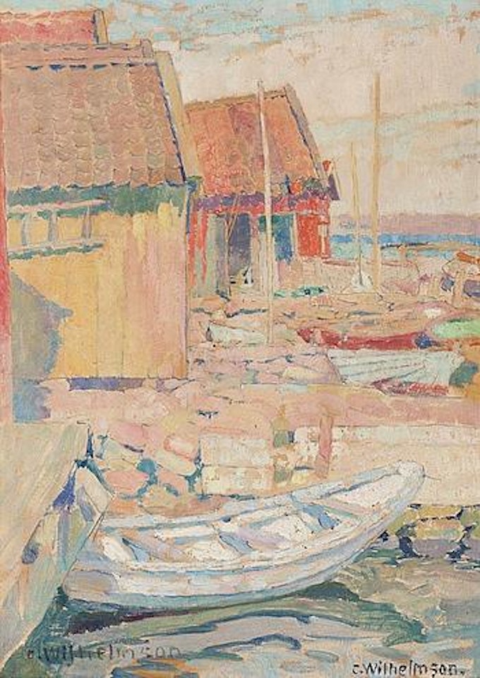 Sjöbodar (Boathouses) by Carl Wilhelmson