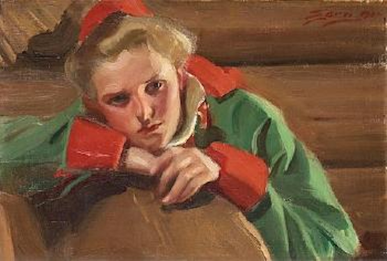 Morakulla (Girl from Mora) by Anders Zorn