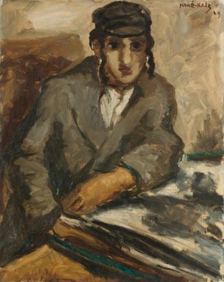 Boy Studying by Emmanuel Mané-Katz