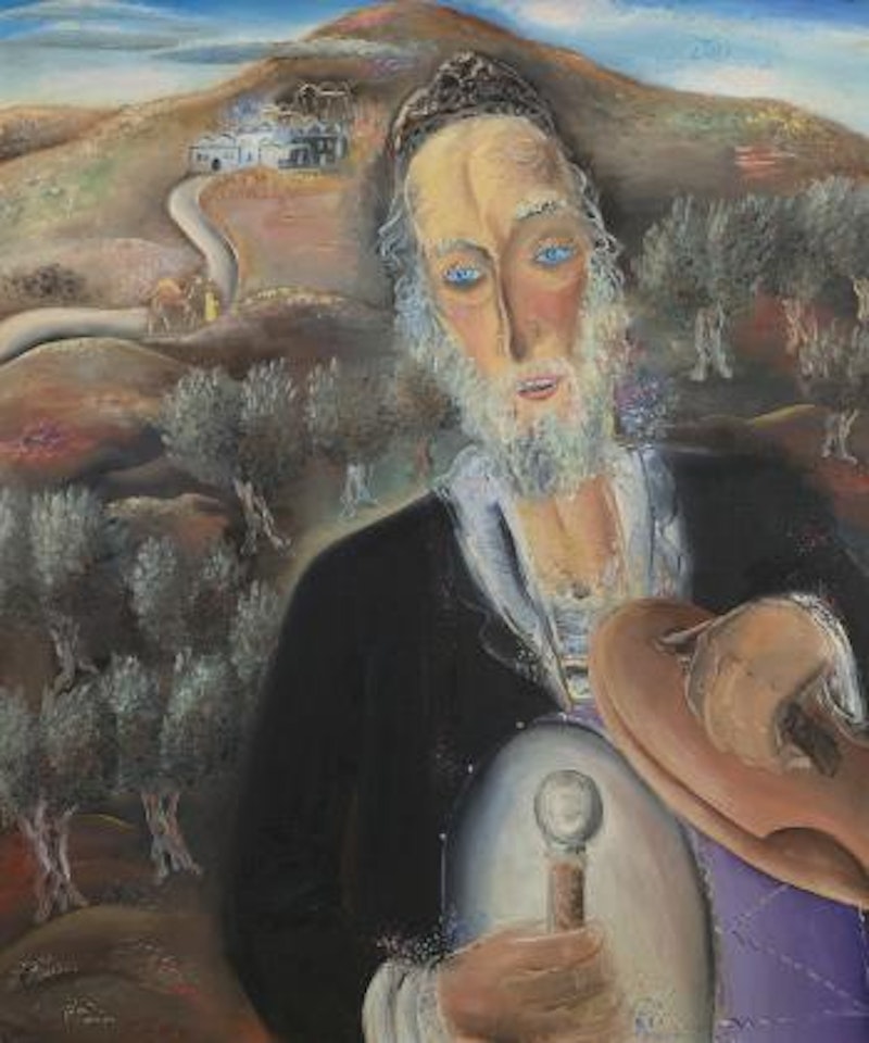The Drummer Of Meron by Reuven Rubin