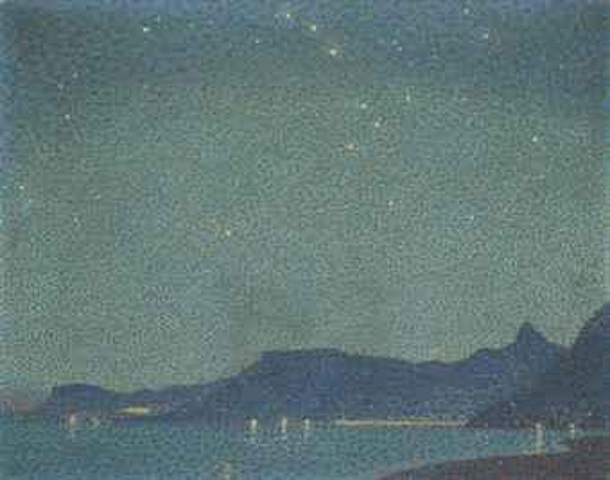 The French Riviera from Bordighera by Claude-Francis Barry