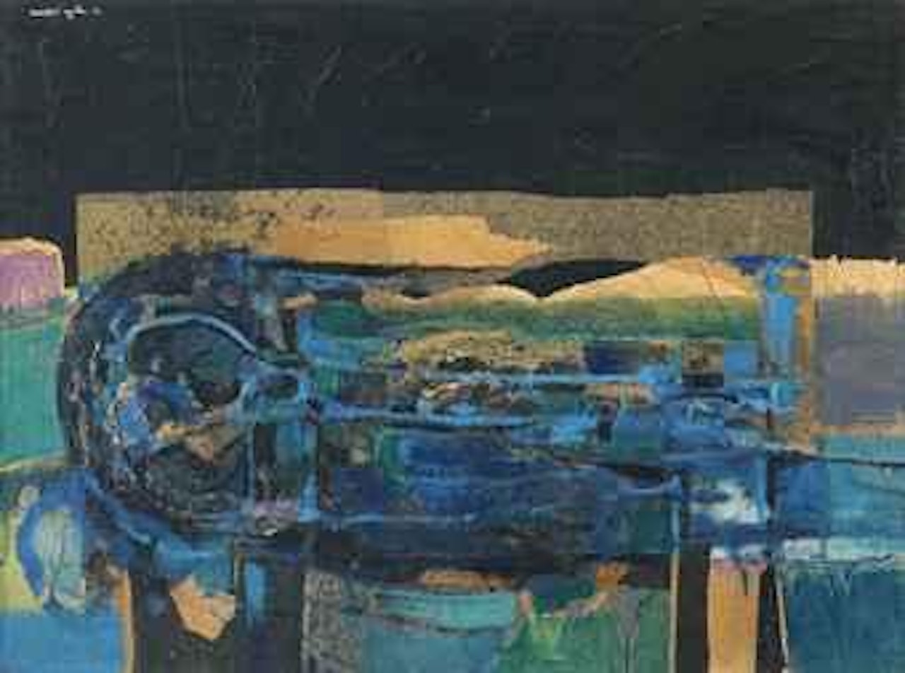 Blue Vine Landscape by Michael Ayrton