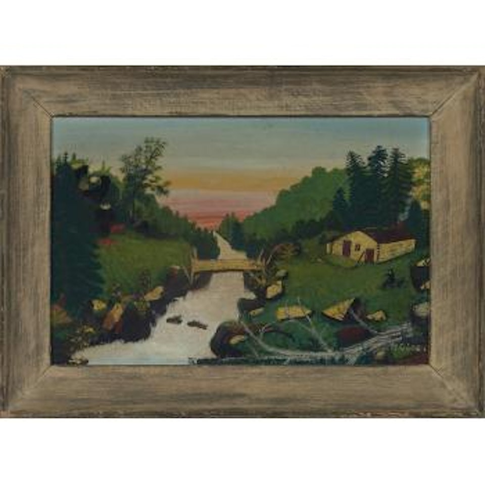 Back in the woodlands by Grandma Moses