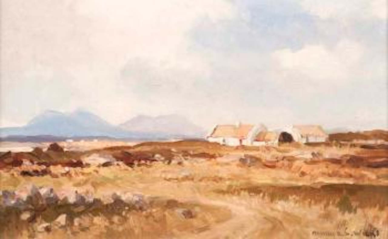 Ballycooneely Galway by Maurice Canning Wilks