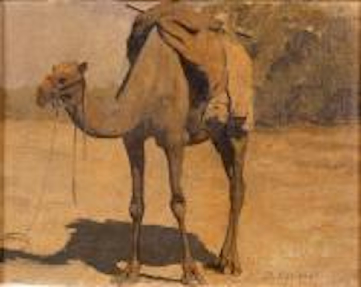 Le chameau by Jean Léon Gérome