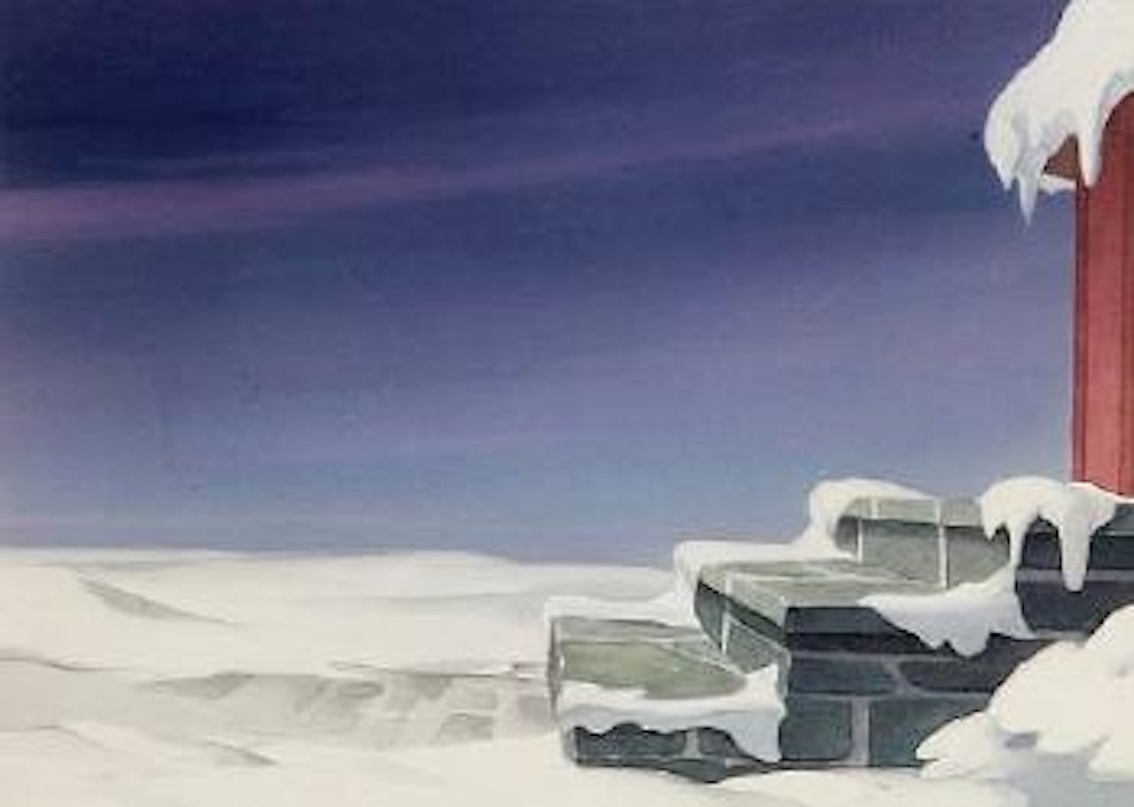 Production background from Lend a Paw by Walt Disney Studios