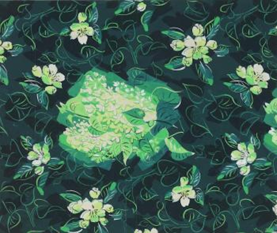 Composition à l'hydrangea vert et blanc by Raoul Dufy