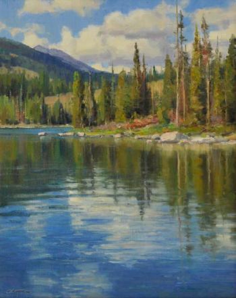 Mountainscape by Clyde Aspevig