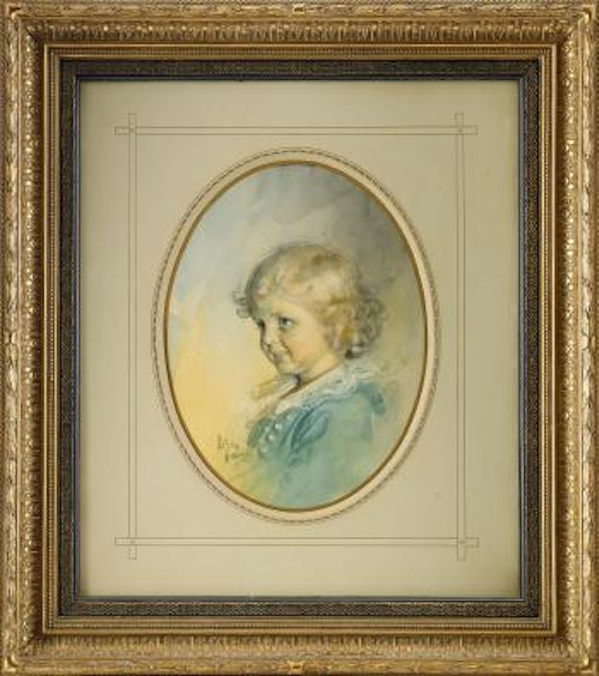 Porträtt av en gosse by Anders Zorn