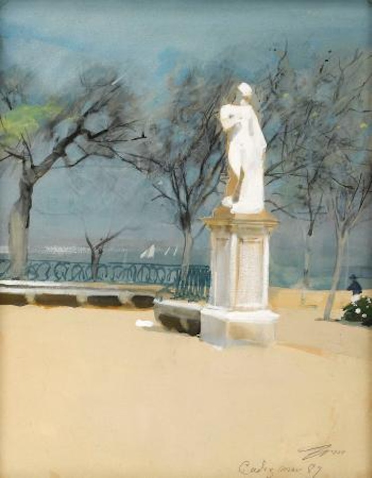 Alamedan i Cádiz by Anders Zorn