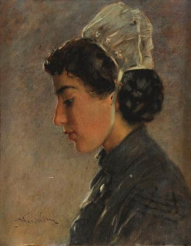 Breton Girl by Konstantin Makovsky