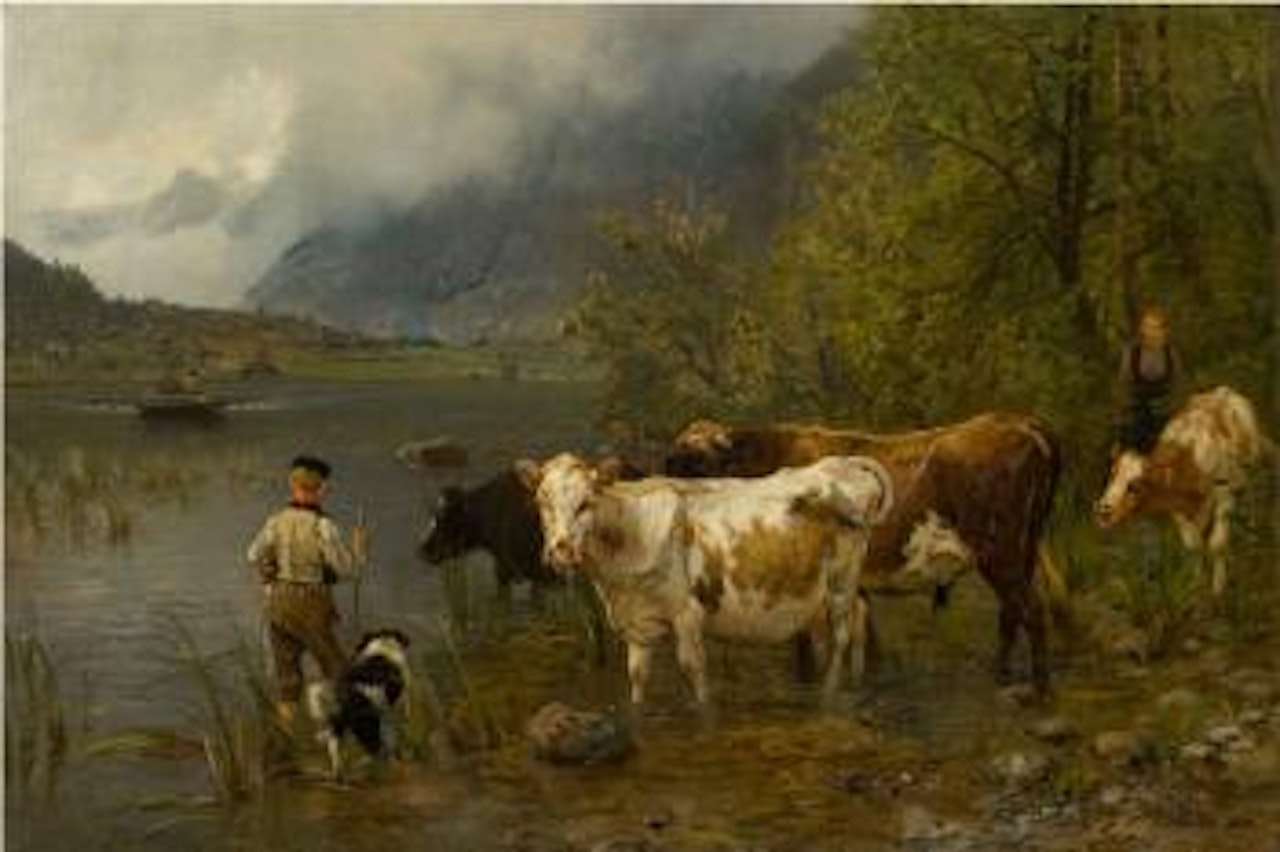 Ved vanningsstedet by Anders Monsen Askevold