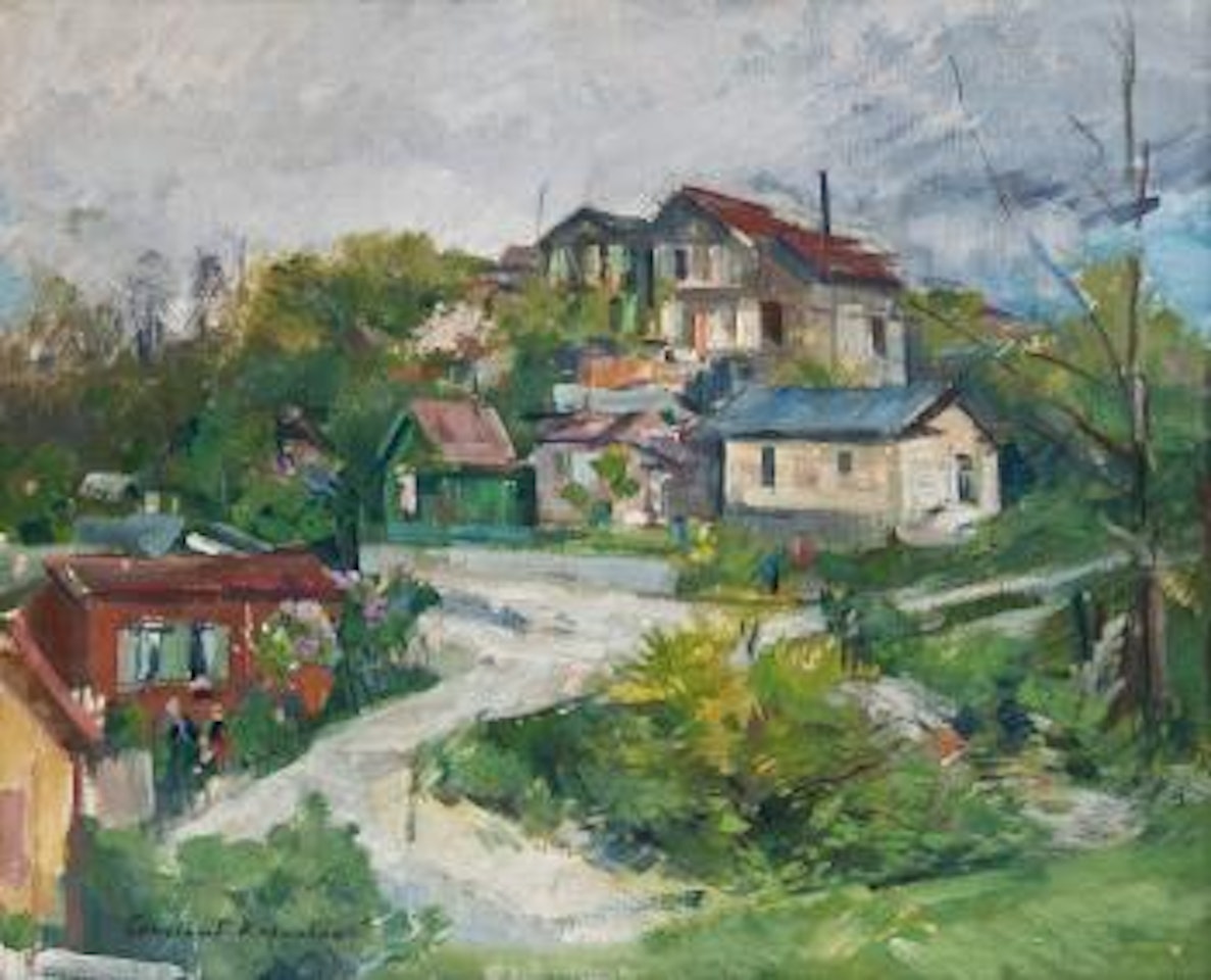 View of the Village by Konstantin Alekseevich Korovin