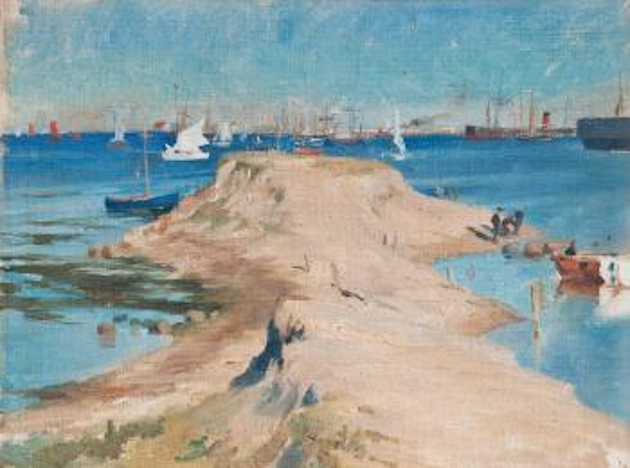 Sailing boats by Albert Edelfelt